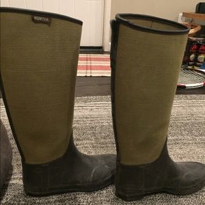 Tall hunter rain boots